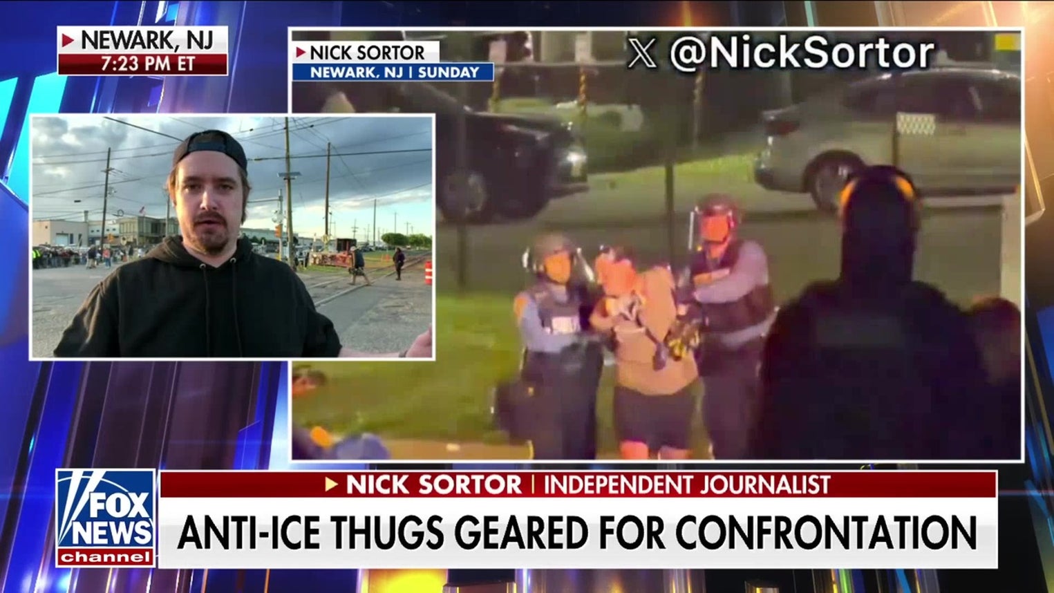 Anti-ICE protesters at Delaney Halll are ‘mentally ill,' independent journalist says