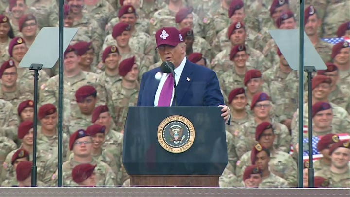 Trump vows consequences for 'animals' burning American flags in LA, slams those waving other countries' flags