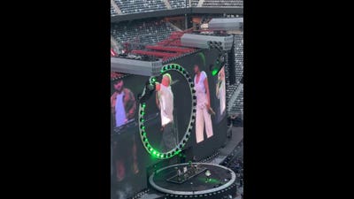 Macklemore opened his performance with an anti-ICE and Israel rant