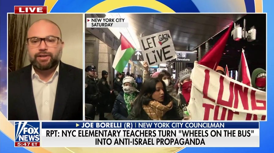 NYC teachers turn 'Wheels on the Bus' into anti-Israel propaganda for kids: Report