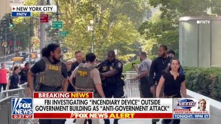 FBI investigating incendiary device outside NYC federal building