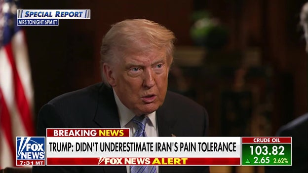 Trump discusses Iran's 'pain tolerance' and oil industry pressure