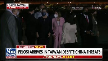 Pelosi arrives in Taiwan for controversial visit