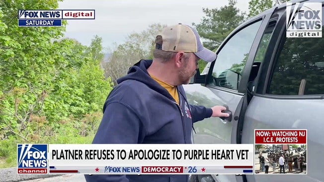 Graham Platner doesn't apologize to Purple Heart veteran when pressed