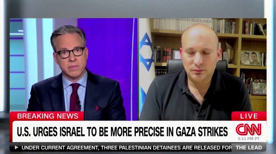 Israel's Naftali Bennett clashes with CNN's Jake Tapper over the Gaza death toll