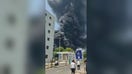 Smoke rises after Air India plane crashes in Ahmedabad