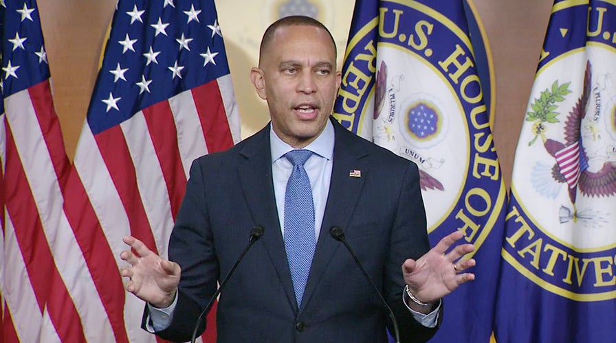 WATCH LIVE: House Minority Leader Hakeem Jeffries holds a press conference