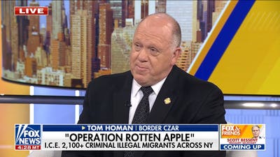 Tom Homan says ICE is 'breaking records' with migrant arrests