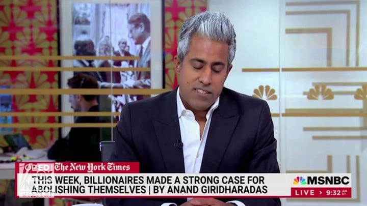 MSNBC analyst claims billionaires exists as a 'policy' in the U.S.