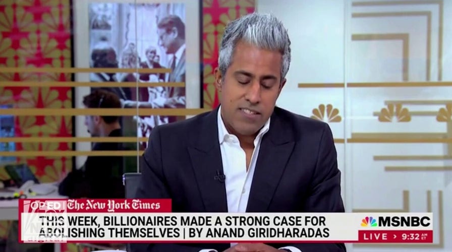 MSNBC analyst claims billionaires exists as a 'policy' in the U.S.