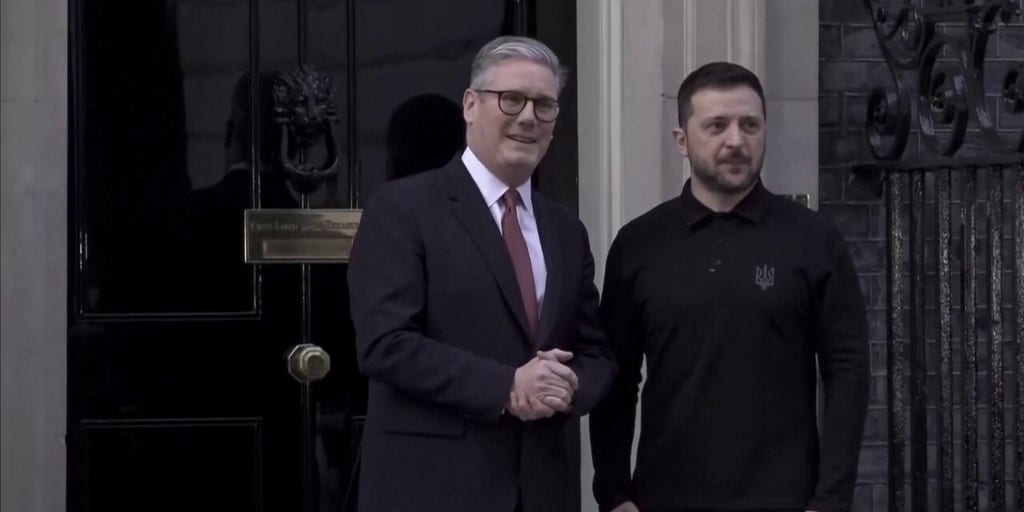Zelenskyy meets with British PM Keir Starmer a day after Trump blowup