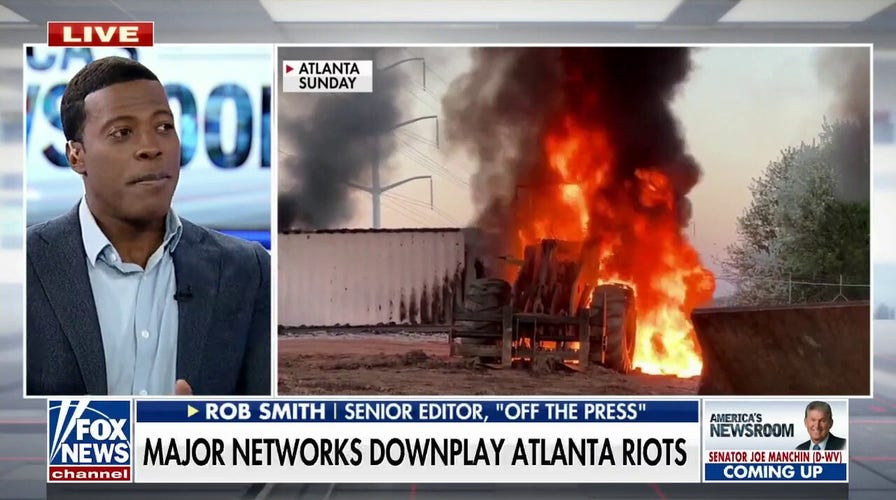 Media, White House downplay riots in Atlanta