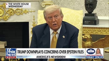 Trump downplays supporters' calls for release of Epstein files