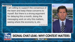 Here are the mistakes that were made in the Trump team chat leak: Will Cain