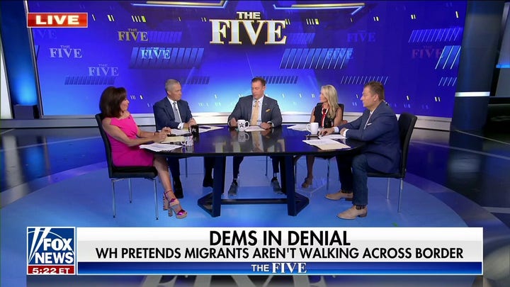 WH pretends migrants are not walking across the border