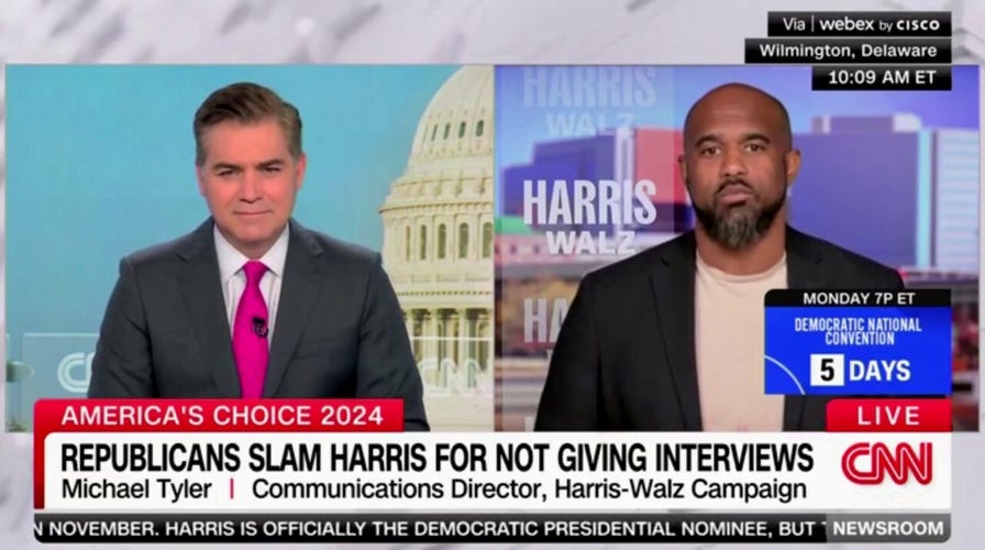 CNN's Jim Acosta presses Harris campaign on why VP is avoiding media: 'Would it kill you' to do a press conference?