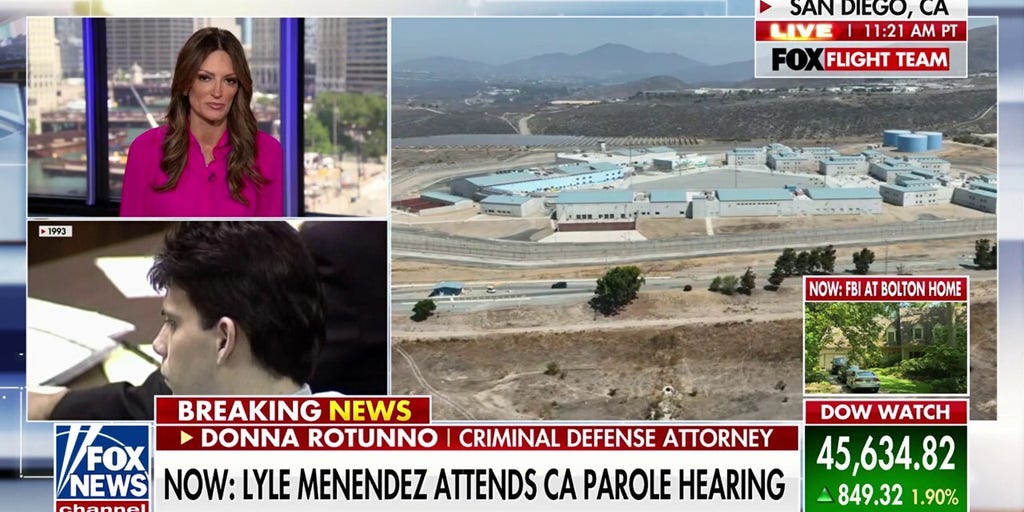 Lyle Menendez attends Calif. parole hearing just a day after brother's bid was denied