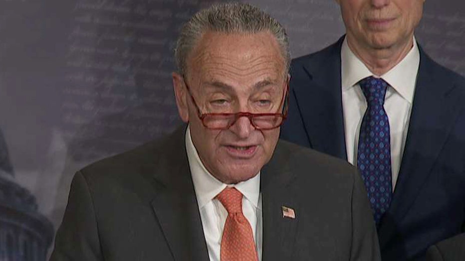 Chuck Schumer Scolds Kamala Harris For Laughing With Sherrod Brown At Impeachment Presser Goes Viral Fox News