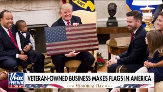Combat veteran's company makes flags in America - Fox News