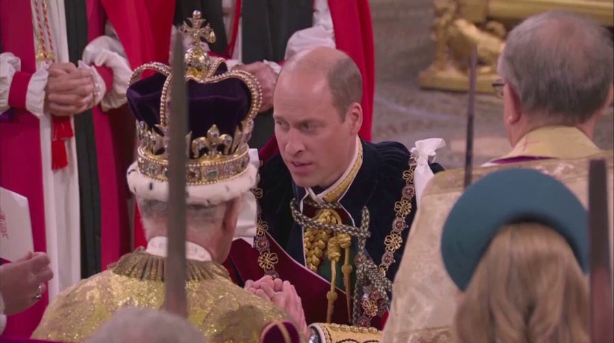 Prince William pledges his allegiance to King Charles