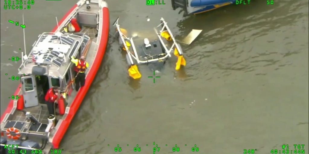 NYPD releases aerial footage of response to Hudson River helicopter crash