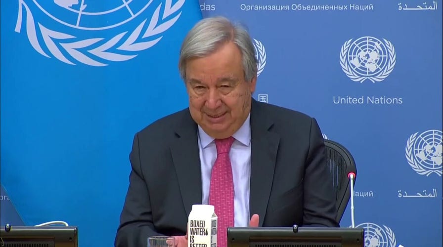UN Secretary-General Guterres 77th General Assembly press conference