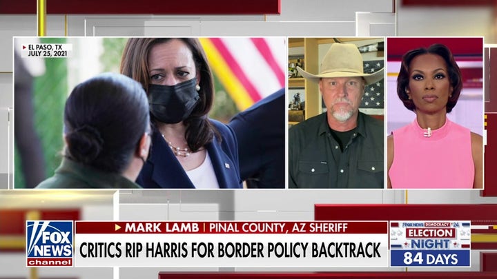 Arizona sheriff torches Kamala Harris over border policy backtrack: ‘Continues to fail the American people’