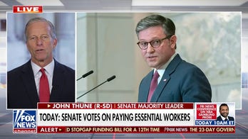 Leader Thune calls out Democrats amid shutdown showdown: 'Afraid of their base'