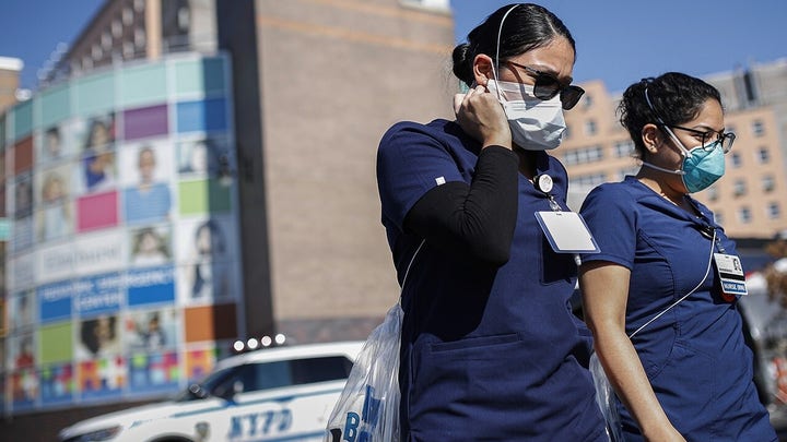 Coronavirus hospitalizations doubling at slower rate in NYC