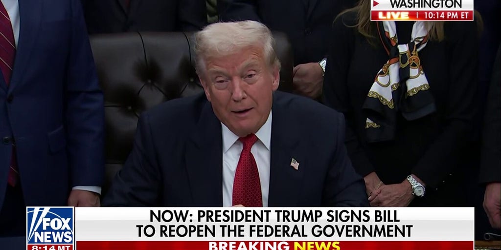 President Trump signs bill to end the government shutdown