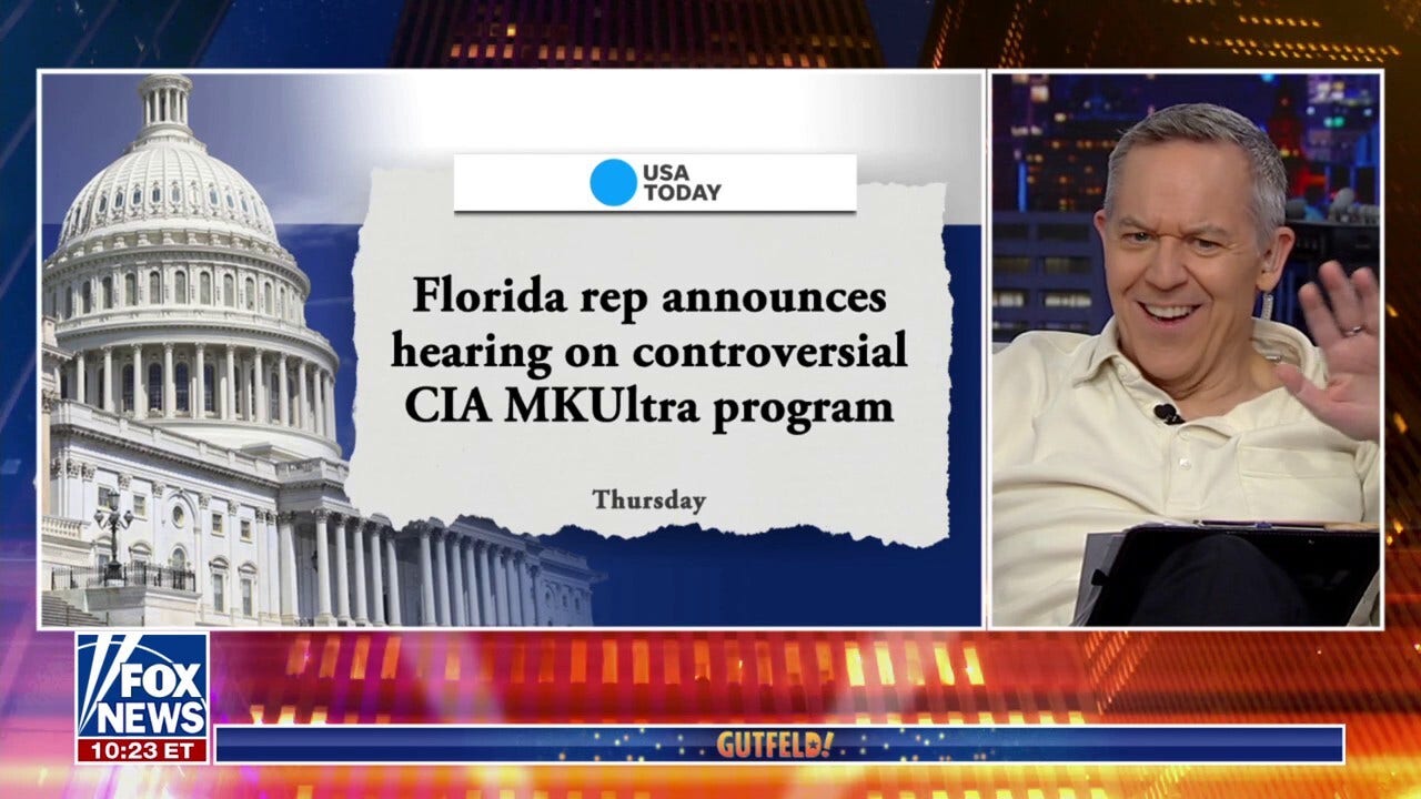 'Gutfeld!' weighs MKUltra program hearing
