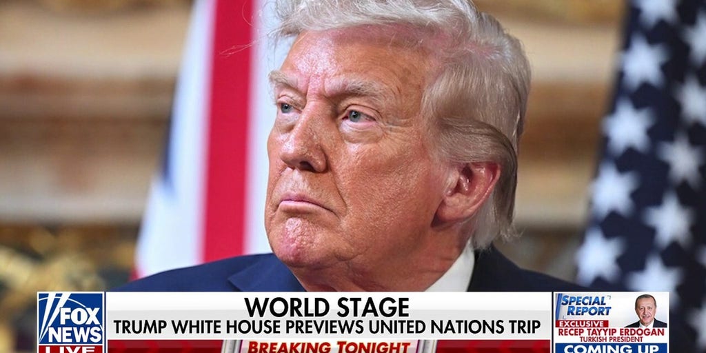 President Trump prepares to speak at UN General Assembly