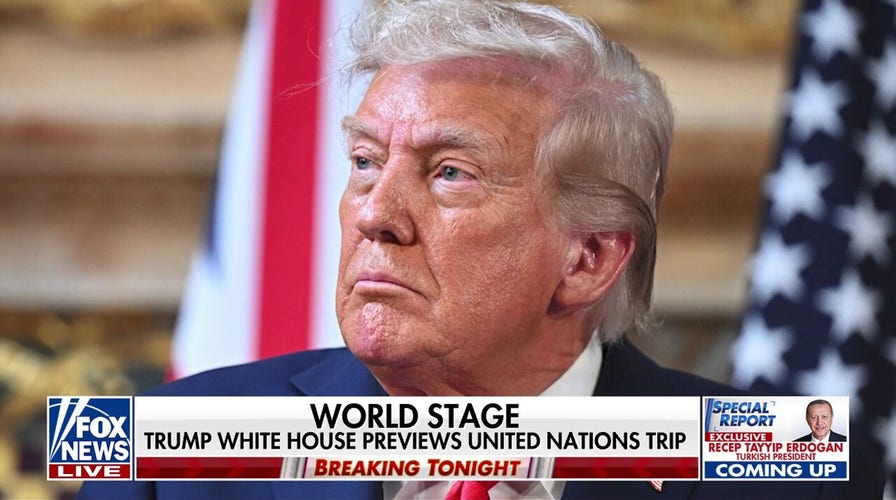 President Trump prepares to speak at UN General Assembly