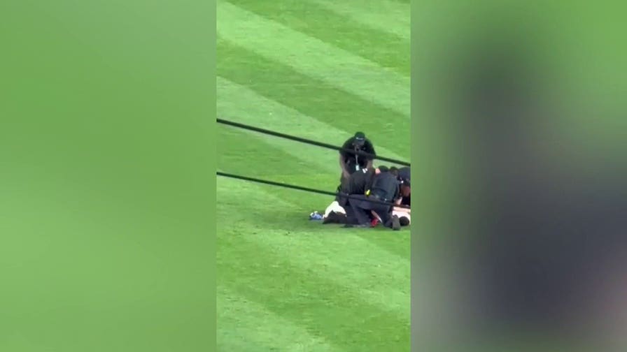 Security tackles field invader waving Palestinian flag during Yankees-Mets 9/11 game