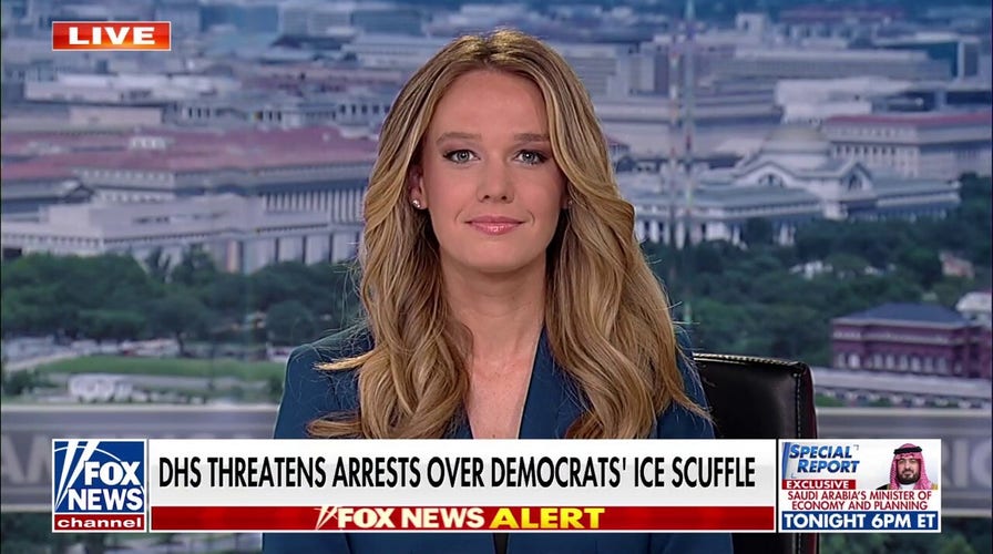 DHS warns of possible arrests after House Dems protest at ICE facility 