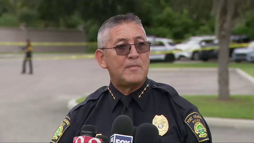 Port Orange police chief updates public after woman allegedly opened fire inside department lobby