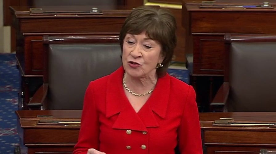 Sen. Collins announces plan to vote to acquit on both articles of impeachment