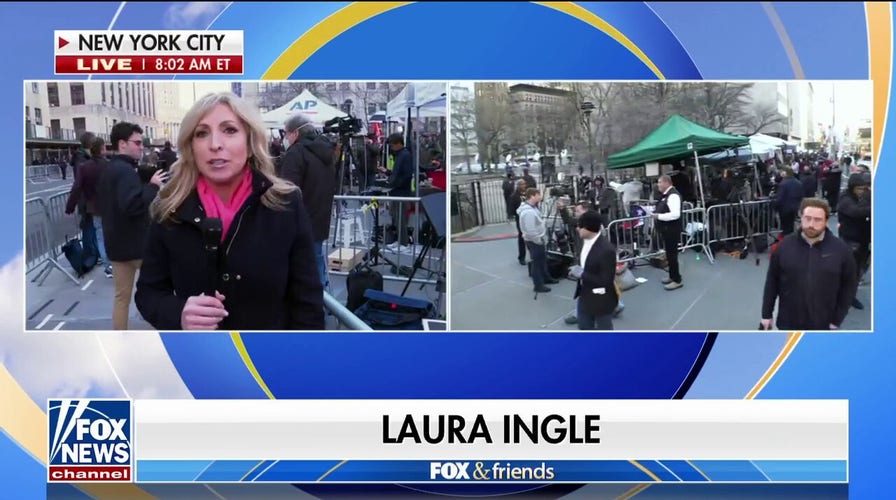 Barricades placed outside Manhattan courthouse, Trump Tower ahead of arraignment