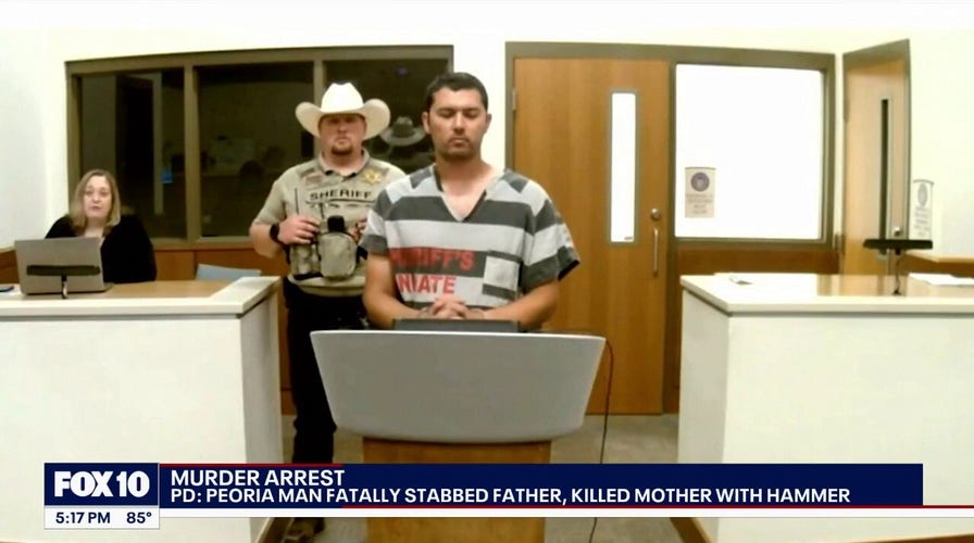 911 telephone  reveals alleged Arizona treble  execution  by son