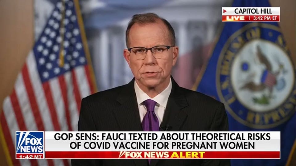 GOP senators: Fauci texted about theoretical risks of COVID vaccine for pregnant women