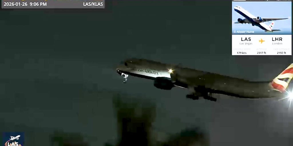 Flight looses wheel moments after takeoff from Las Vegas airport