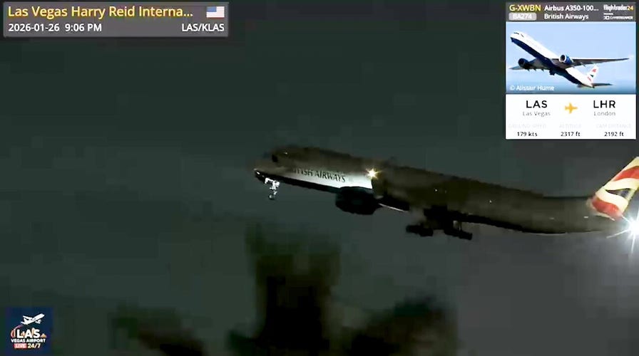 Flight looses wheel mid-takeoff at Las Vegas airport