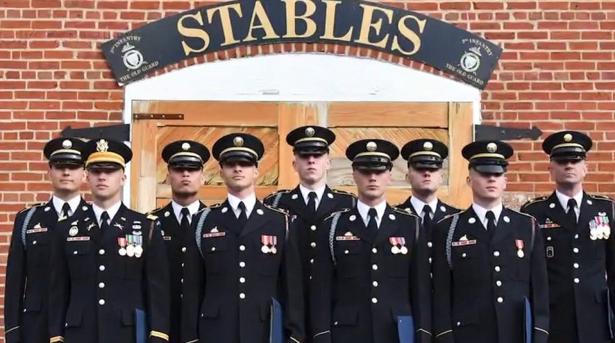 Escorting the nation's bravest to their final resting place