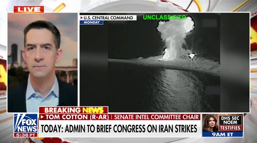 Sen. Cotton labels Iran long-term threat to US amid war powers clash