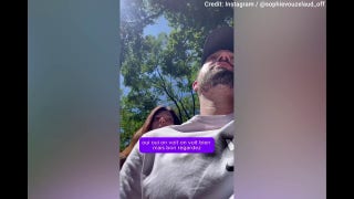 French model Sophie Vouzelaud and her husband confront man who drove hundreds of miles after romance scam - Fox News