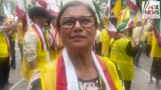 Iranian protesters outside UNGA denounce regime speech, demand democracy