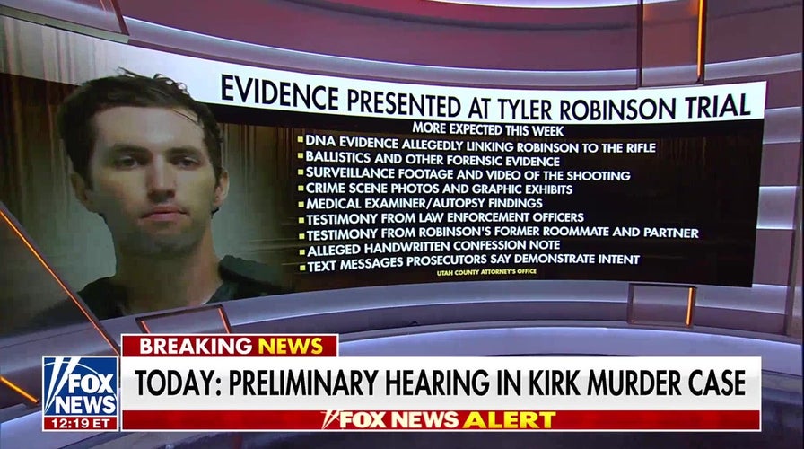 Evidence presented in preliminary Tyler Robinson hearing