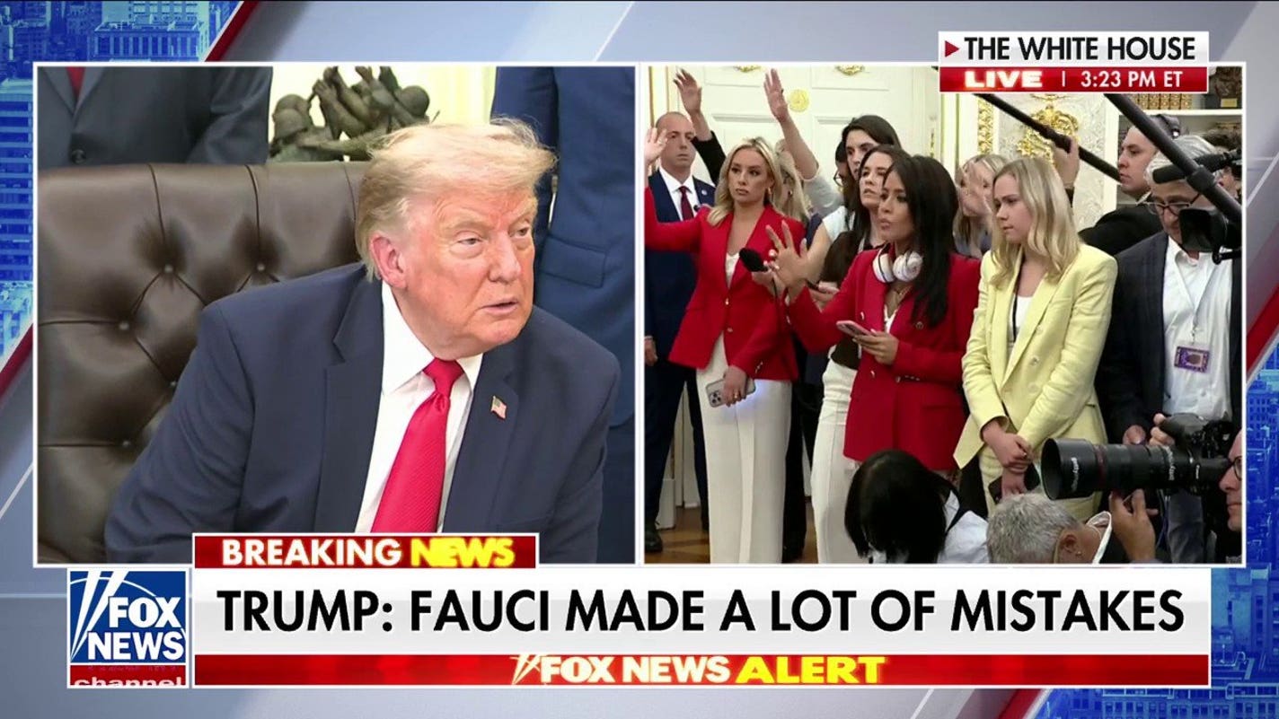 Trump: Fauci wasn't a big factor for me