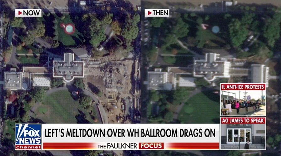 Democrats in 'full meltdown mode' over Trump's privately funded ballroom