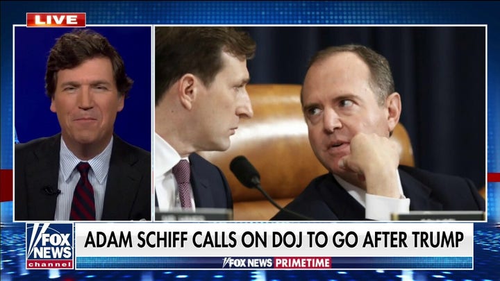 Tucker hammers Schiff for being a 'totally sinister person'